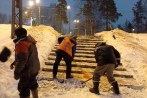 Высота снежного покрова в Петербурге достигла 29 сантиметров. Это максимальное значение за весь зимний сезон